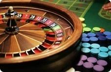 Springbok Casino comp points artwork with a roulette wheel and chips